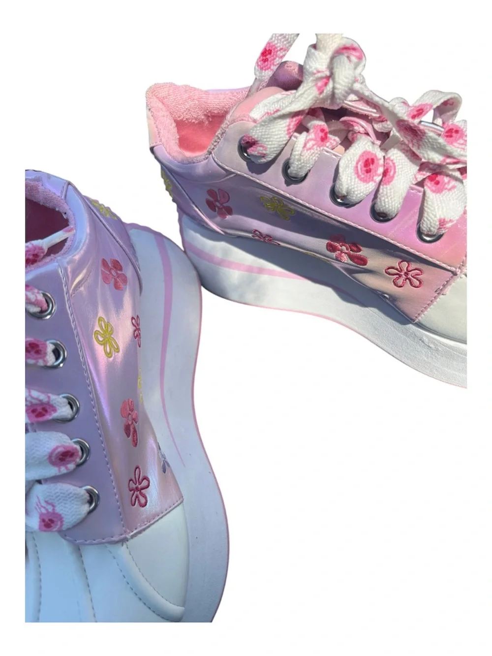 DOLLS KILL x SPONGEBOB PLATFORM SNEAKERS SZ 9 WOMEN